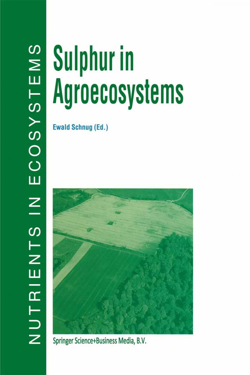 Big bigCover of Sulphur in Agroecosystems