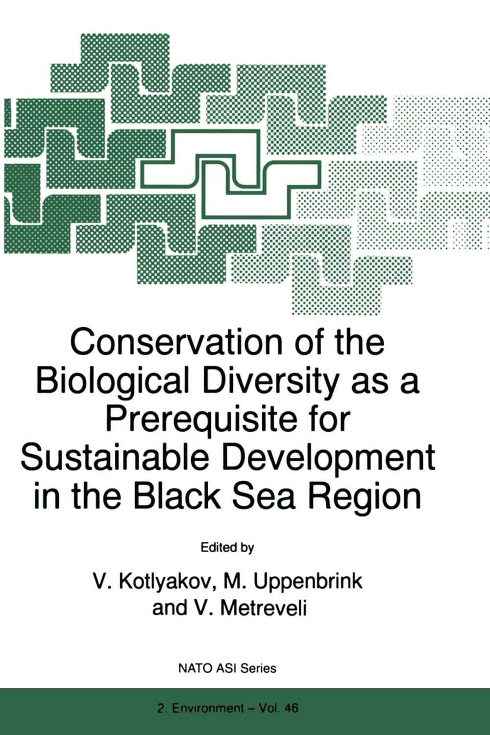 Big bigCover of Conservation of the Biological Diversity as a Prerequisite for Sustainable Development in the Black Sea Region