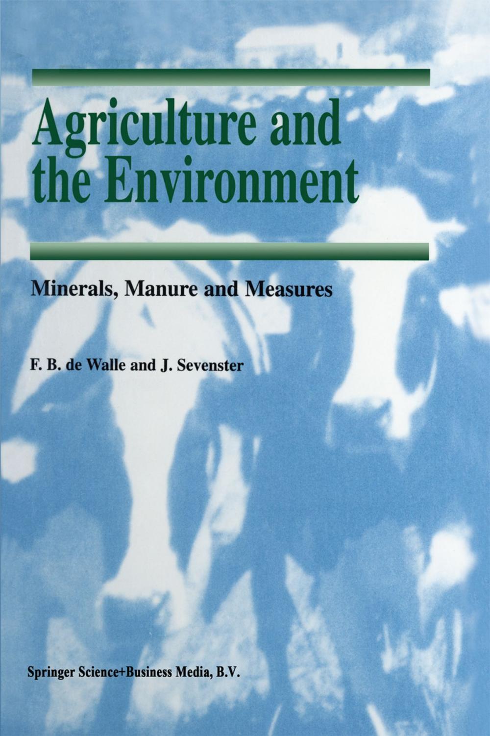 Big bigCover of Agriculture and the Environment