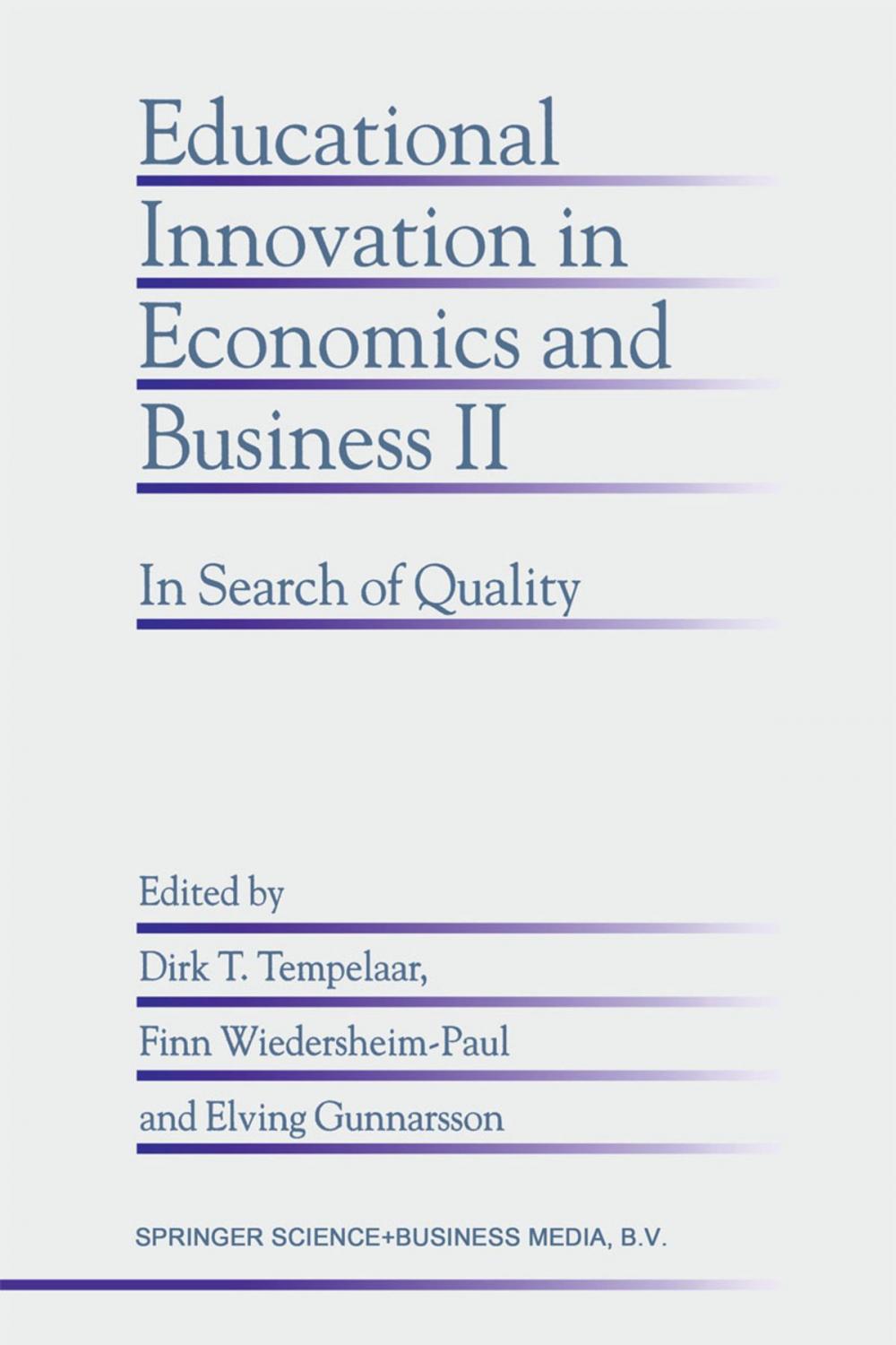 Big bigCover of Educational Innovation in Economics and Business II