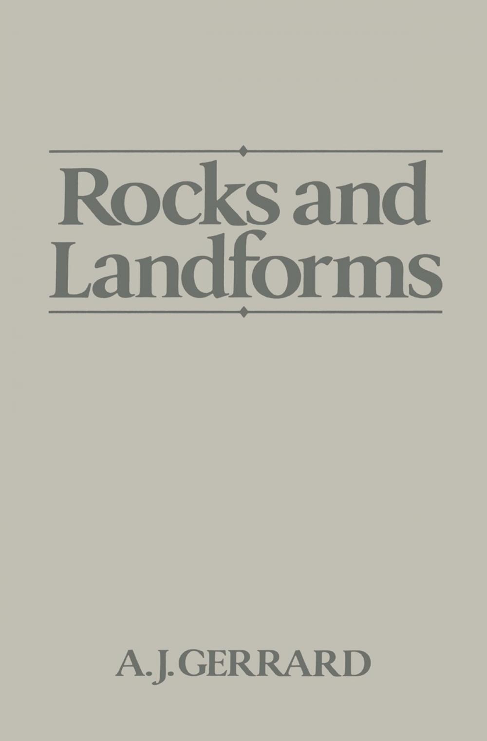 Big bigCover of Rocks and Landforms