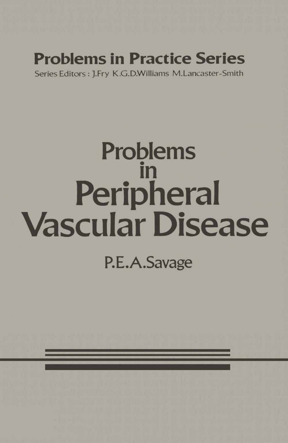 Big bigCover of Problems in Peripheral Vascular Disease