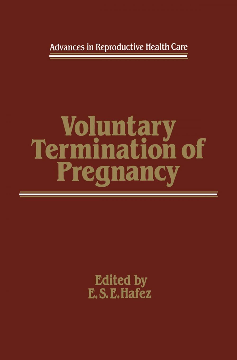 Big bigCover of Voluntary Termination of Pregnancy