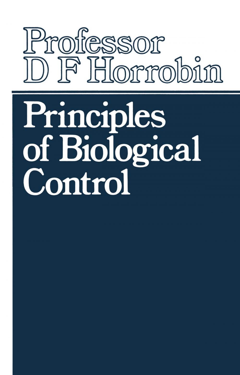 Big bigCover of Principles of Biological Control
