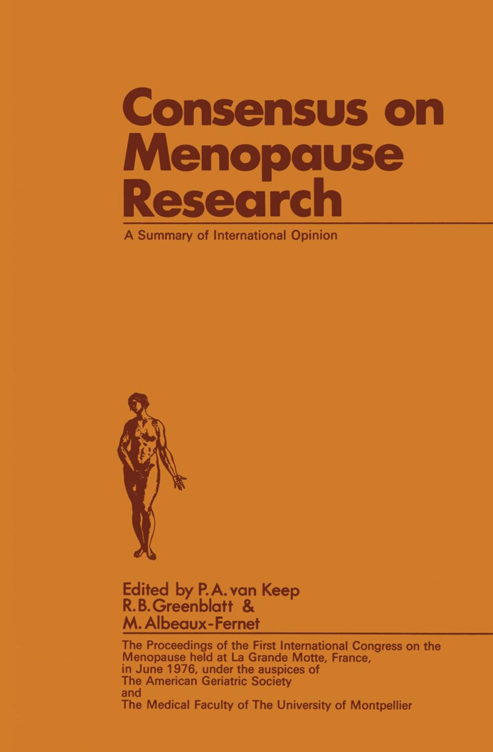 Big bigCover of Consensus on Menopause Research