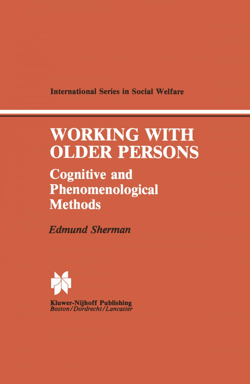 Big bigCover of Working with Older Persons