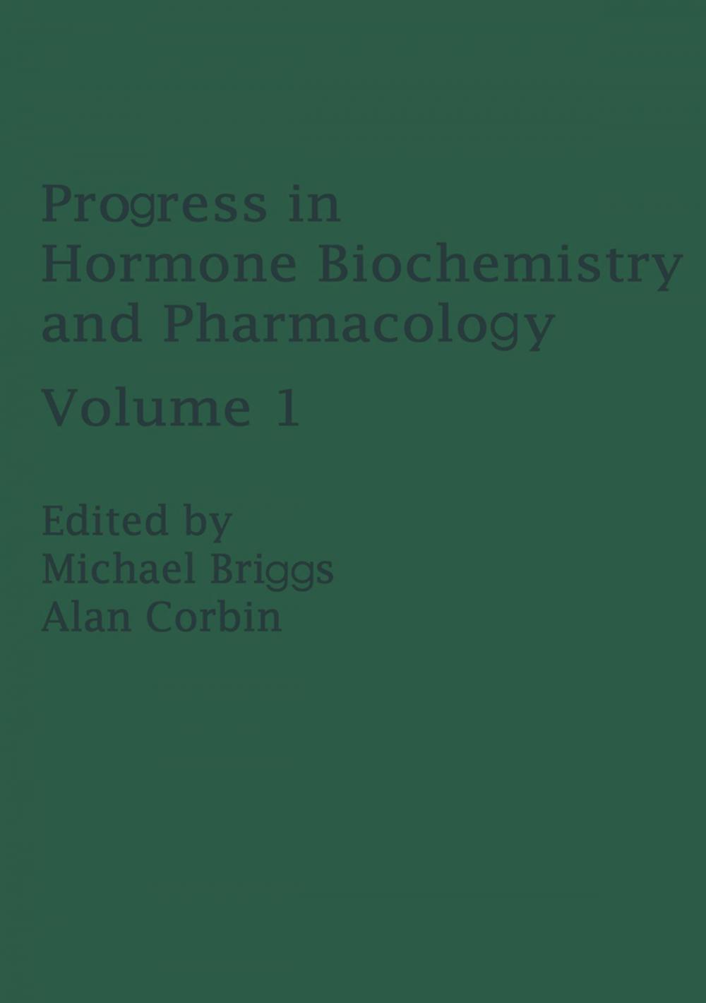 Big bigCover of Progress in Hormone Biochemistry and Pharmacology