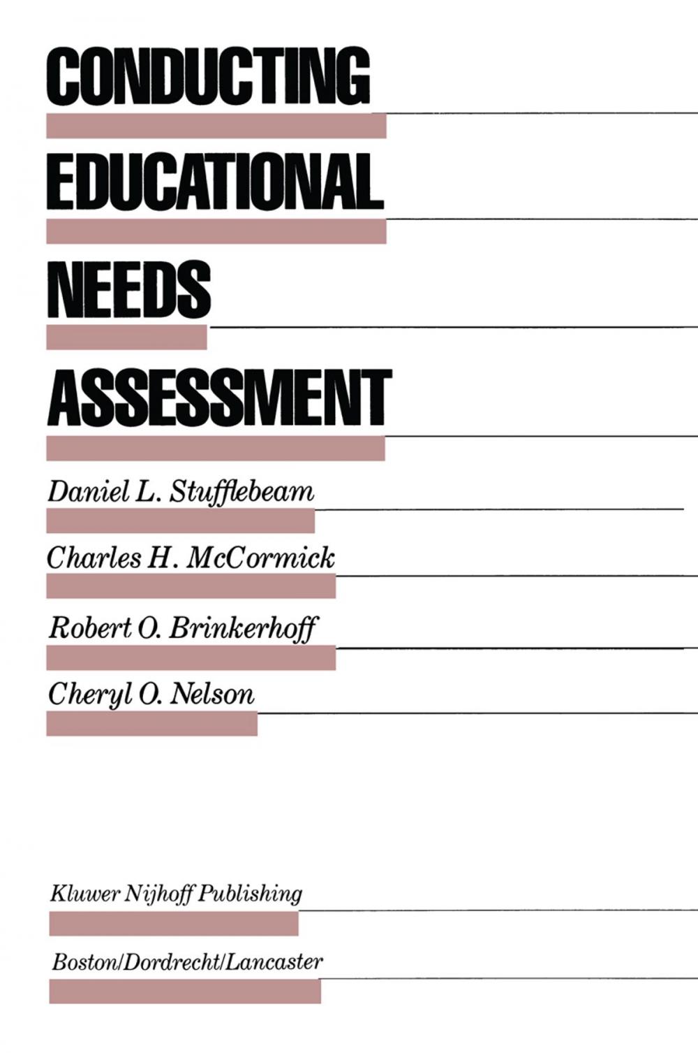 Big bigCover of Conducting Educational Needs Assessments