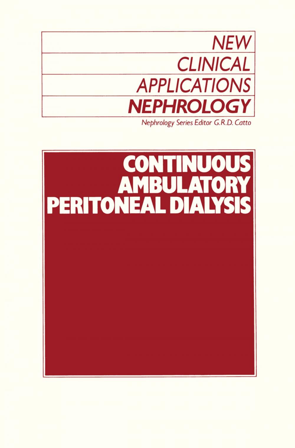 Big bigCover of Continuous Ambulatory Peritoneal Dialysis