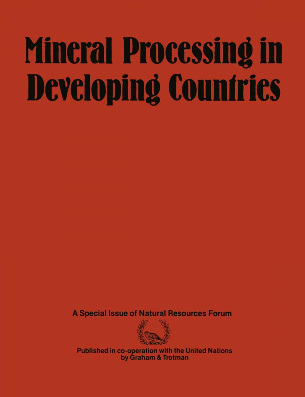 Big bigCover of Mineral Processing in Developing Countries