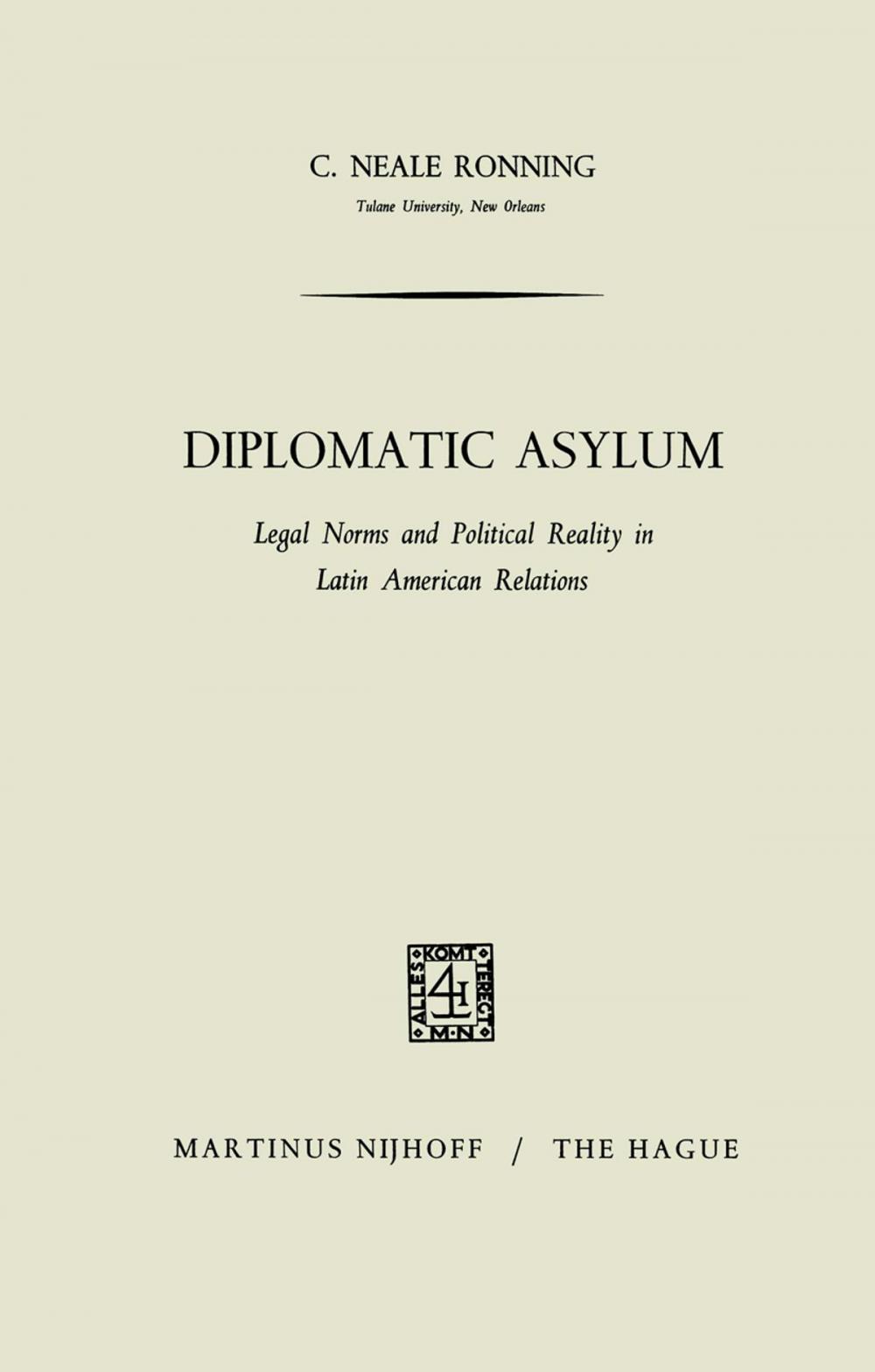 Big bigCover of Diplomatic Asylum