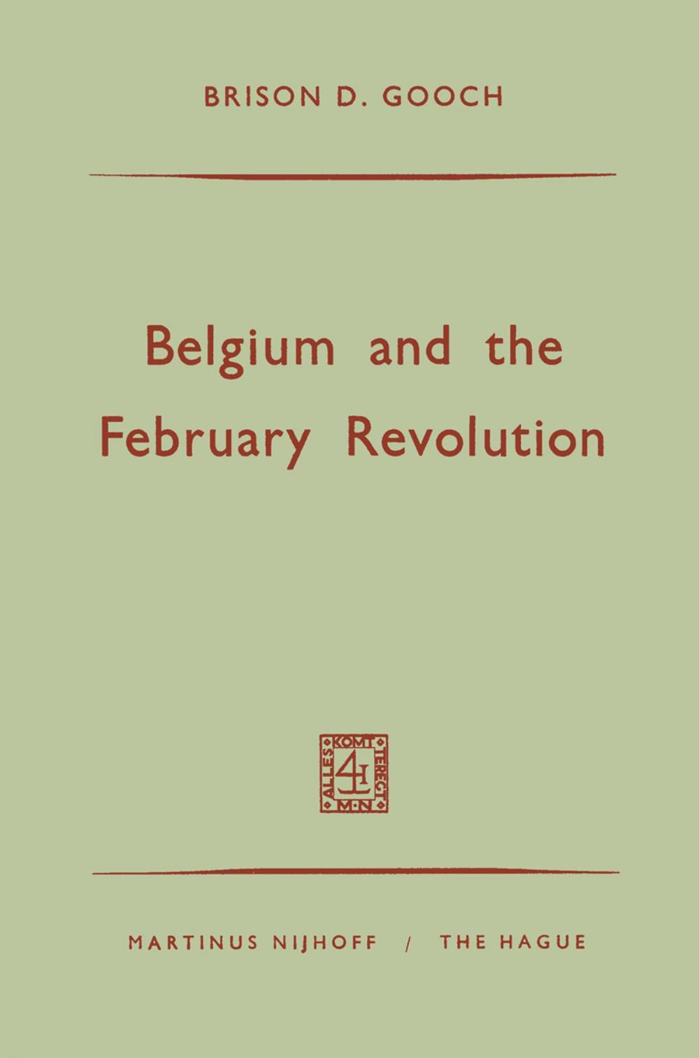 Big bigCover of Belgium and the February Revolution