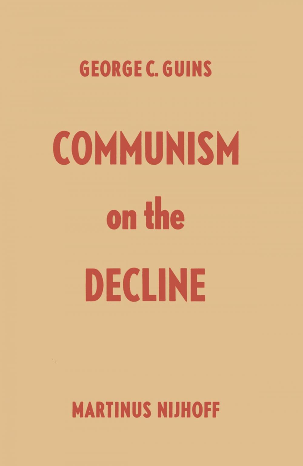 Big bigCover of Communism on the Decline