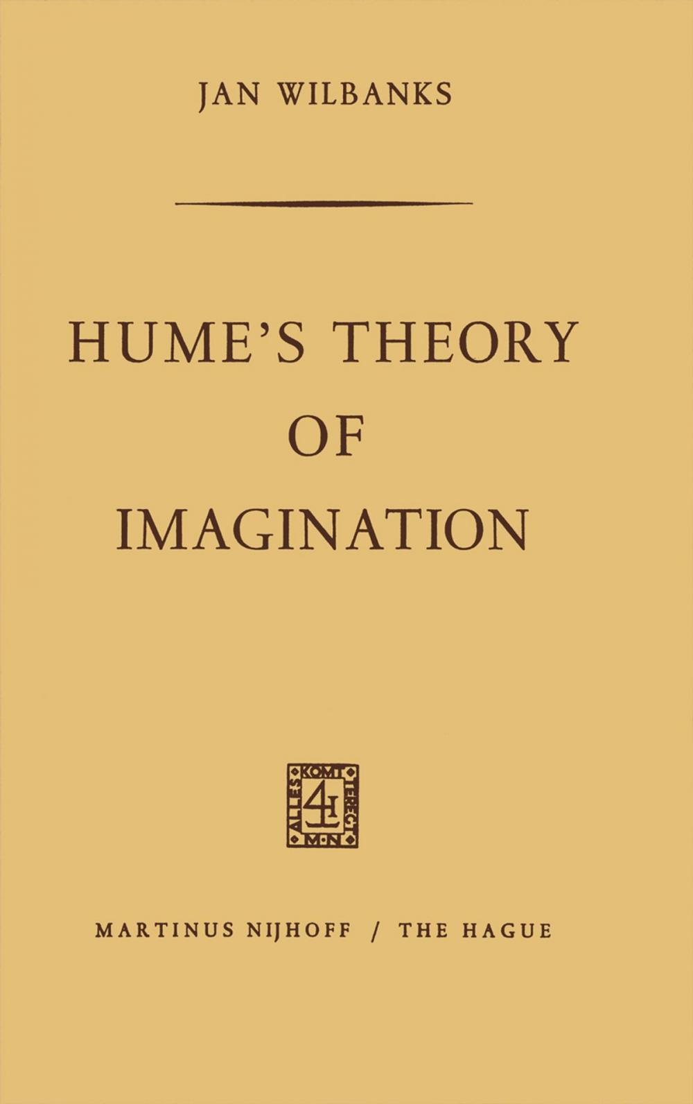 Big bigCover of Hume’s Theory of Imagination