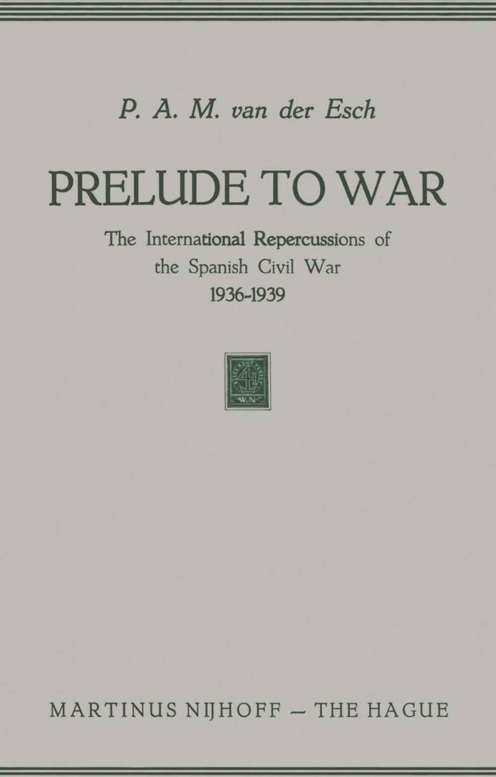 Big bigCover of Prelude to War