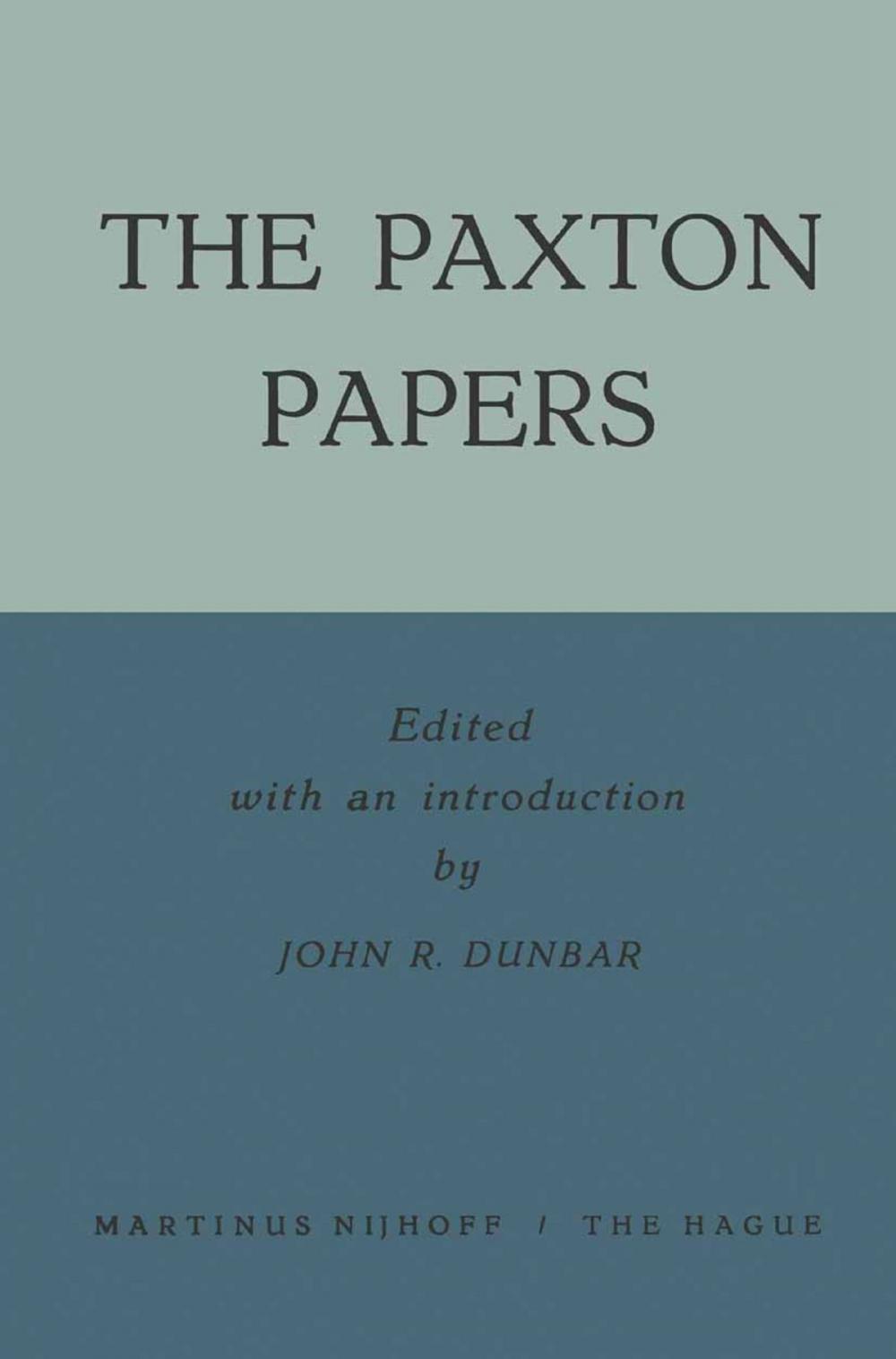 Big bigCover of The Paxton Papers