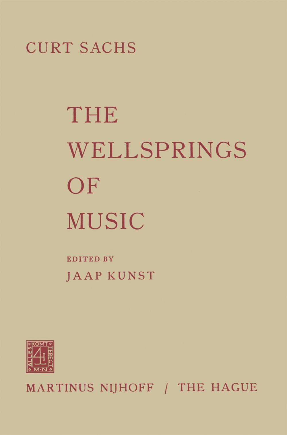 Big bigCover of The Wellsprings of Music