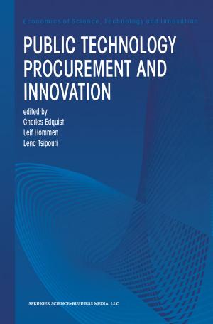 Cover of the book Public Technology Procurement and Innovation by C.R. Snyder, Howard L. Fromkin