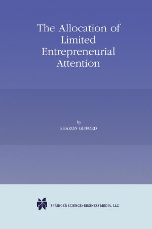 Cover of the book The Allocation of Limited Entrepreneurial Attention by Vladimir John