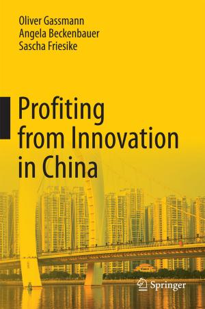 Cover of the book Profiting from Innovation in China by Robert Gasch, Klaus Knothe, Robert Liebich