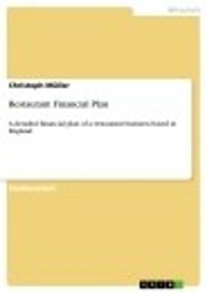 Cover of the book Restaurant Financial Plan by Carolin Klöver