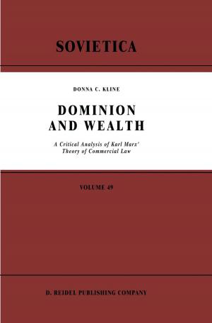 Book cover of Dominion and Wealth
