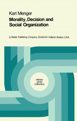 Cover of the book Morality, Decision and Social Organization by Belkis Echarte