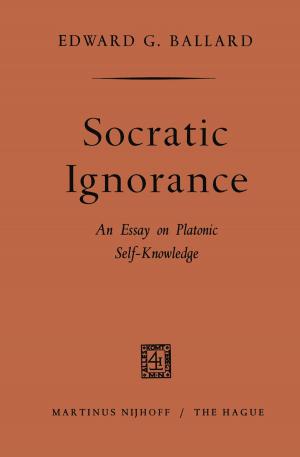Cover of the book Socratic ignorance by Elena Pulcini
