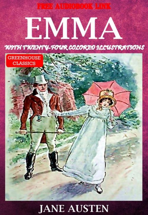 Cover of the book Emma (complete & Illustrated) by Jane austen, Greenhouse Classics