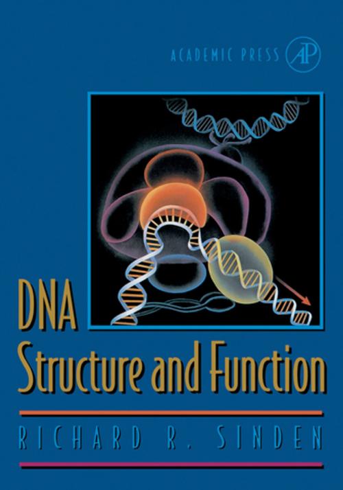Cover of the book DNA Structure and Function by Richard R. Sinden, Elsevier Science