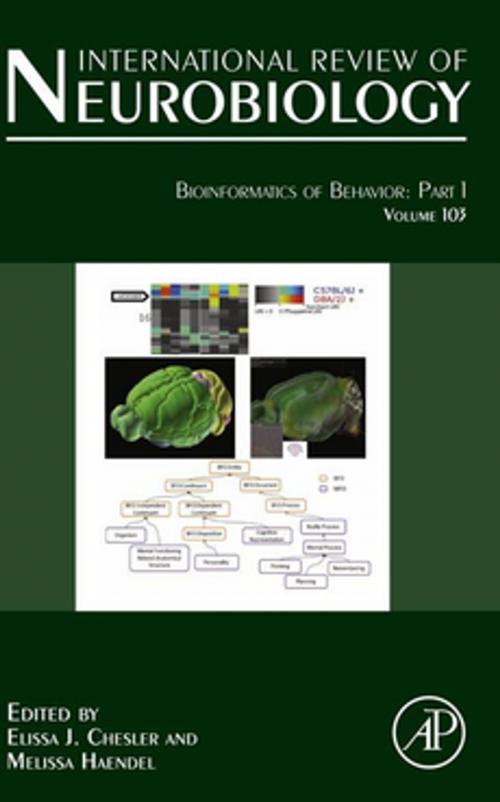 Cover of the book Bioinformatics of Behavior: Part 1 by Elissa J Chesler, Melissa Haendel, Elsevier Science