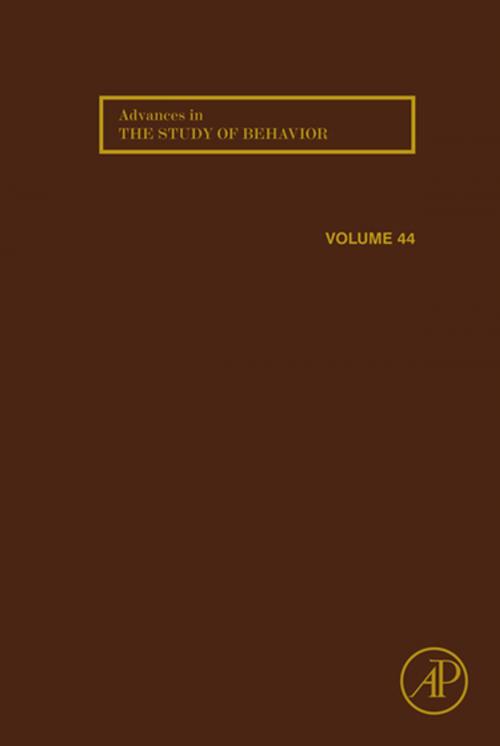Cover of the book Advances in the Study of Behavior by John C. Mitani, Timothy J. Roper, Leigh W. Simmons, H. Jane Brockmann, Marc Naguib, Elsevier Science