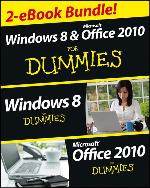 Cover of the book Windows 8 & Office 2010 For Dummies eBook Set by Andy Rathbone, Wiley