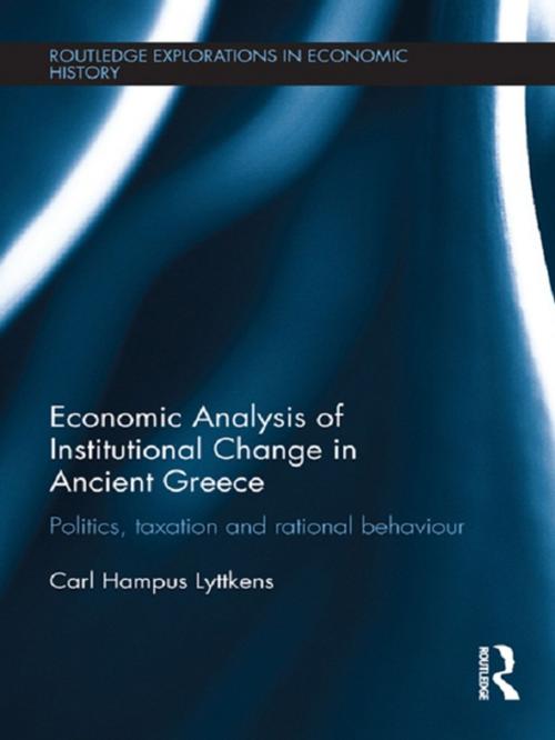 Cover of the book Economic Analysis of Institutional Change in Ancient Greece by Carl Hampus Lyttkens, Taylor and Francis