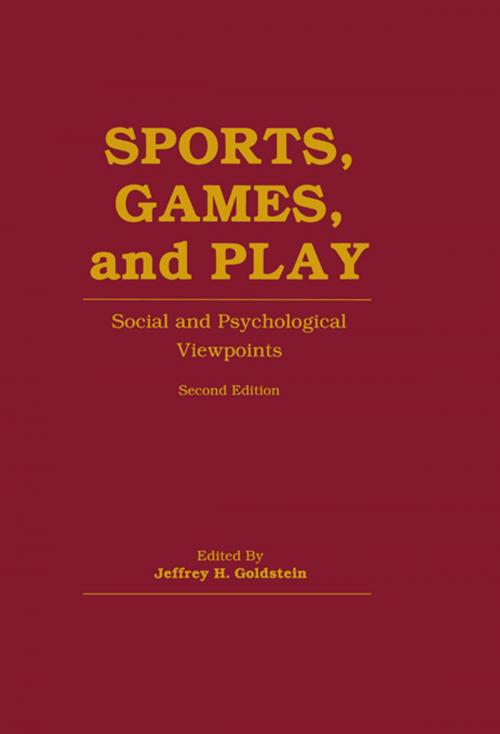 Cover of the book Sports, Games, and Play by , Taylor and Francis