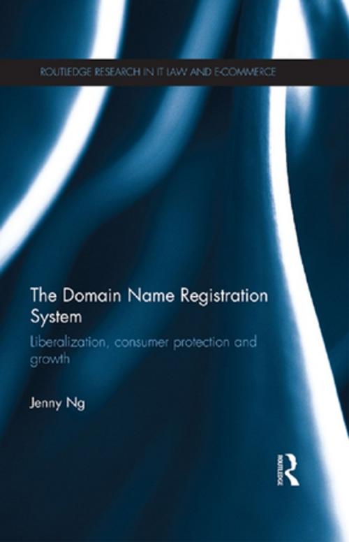 Cover of the book The Domain Name Registration System by Jenny Ng, Taylor and Francis