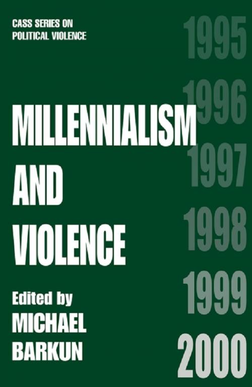 Cover of the book Millennialism and Violence by , Taylor and Francis