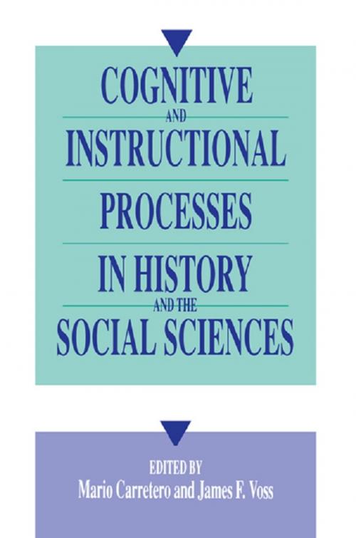 Cover of the book Cognitive and Instructional Processes in History and the Social Sciences by , Taylor and Francis