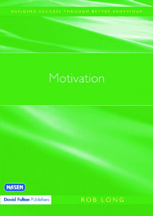 Cover of the book Motivation by Rob Long, Taylor and Francis