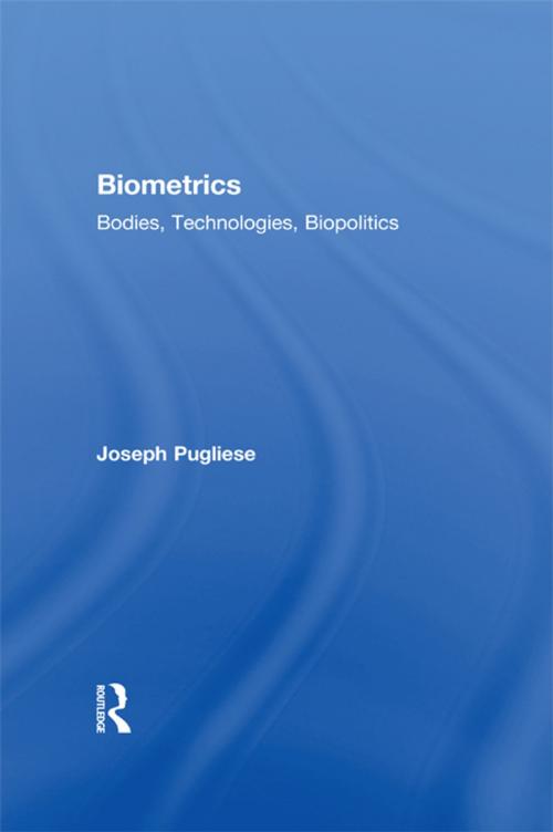 Cover of the book Biometrics by Joseph Pugliese, Taylor and Francis
