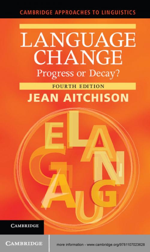 Cover of the book Language Change by Jean Aitchison, Cambridge University Press