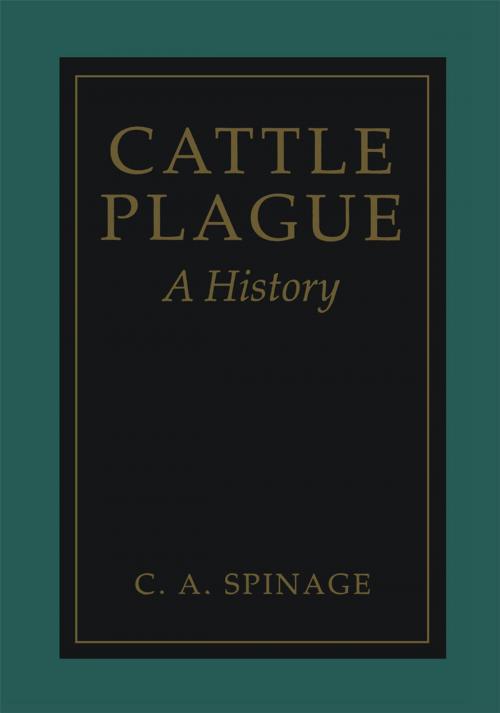 Cover of the book Cattle Plague by Clive Spinage, Springer US