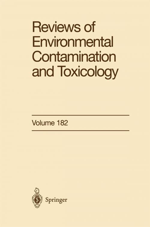 Cover of the book Reviews of Environmental Contamination and Toxicology by , Springer New York