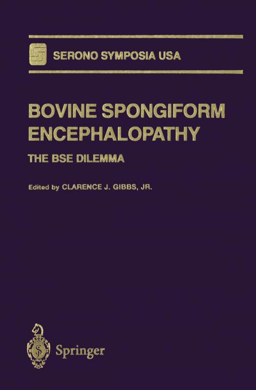 Cover of the book Bovine Spongiform Encephalopathy by , Springer New York