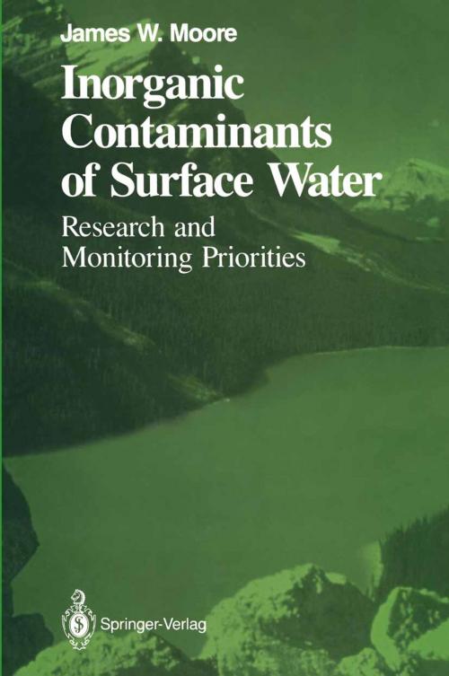 Cover of the book Inorganic Contaminants of Surface Water by James W. Moore, Springer New York