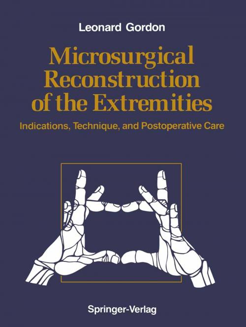 Cover of the book Microsurgical Reconstruction of the Extremities by Leonard Gordon, Springer New York