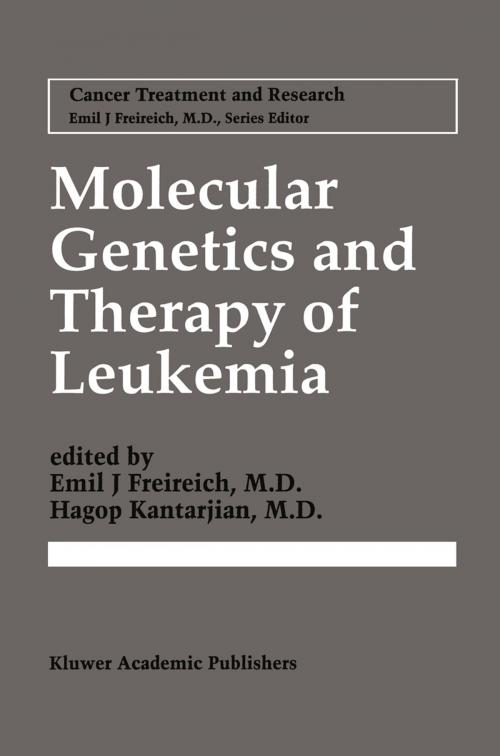 Cover of the book Molecular Genetics and Therapy of Leukemia by , Springer US