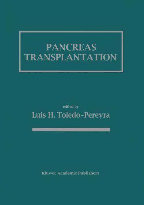 Cover of the book Pancreas Transplantation by , Springer US