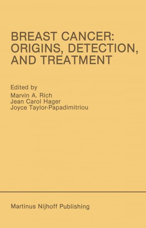 Cover of the book Breast Cancer: Origins, Detection, and Treatment by , Springer US