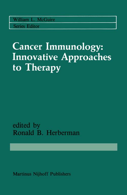 Cover of the book Cancer Immunology: Innovative Approaches to Therapy by , Springer US